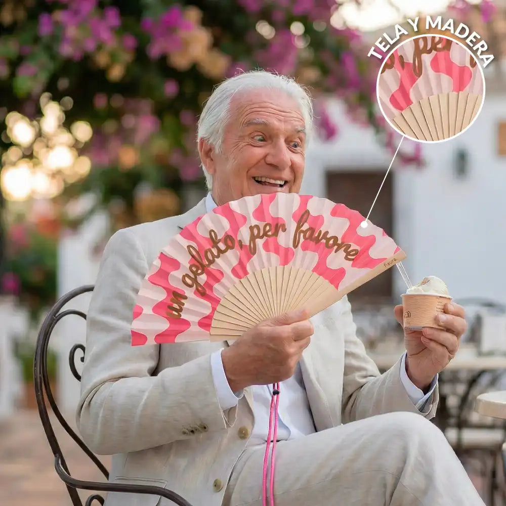 Éventail « Un gelato, per favore » – Fisura – vue 4