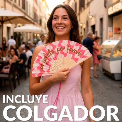 Éventail « Un gelato, per favore » – Fisura – vue 3