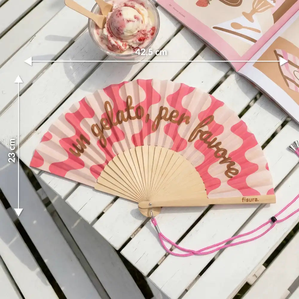 Éventail « Un gelato, per favore » – Fisura – vue 5