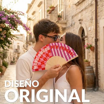Éventail « More amore, per favore » – Fisura – vue 2