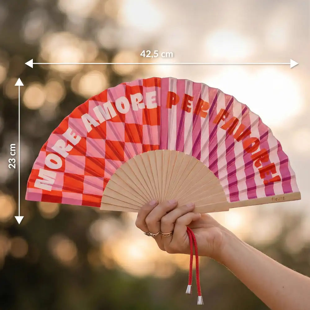 Éventail « More amore, per favore » – Fisura – vue 5