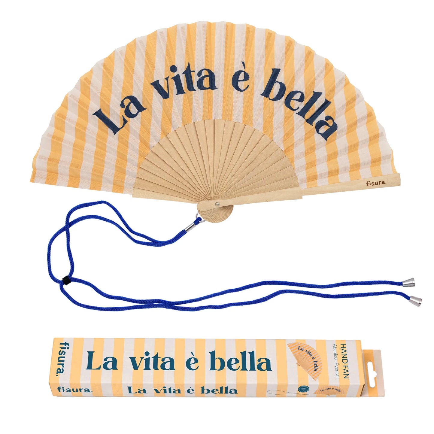 Éventail « La vita è bella » – Fisura