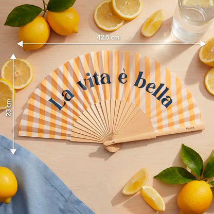 Éventail « La vita è bella » – Fisura – vue 5