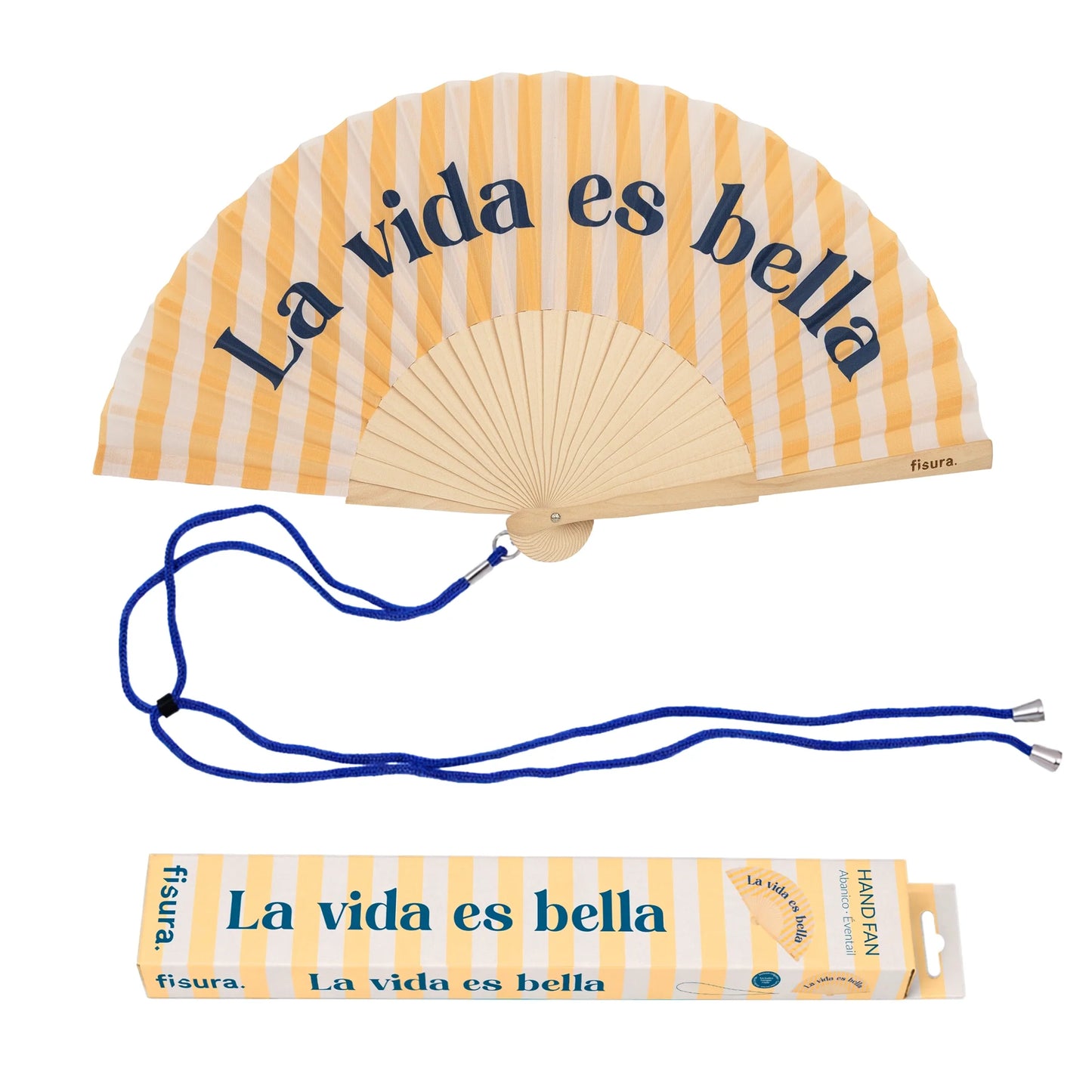 Éventail « La vida es bella » – Fisura