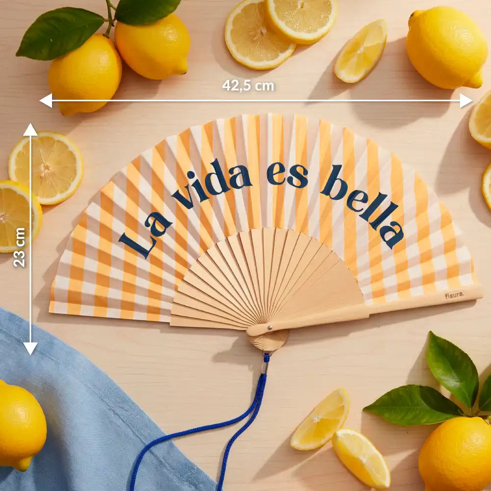 Éventail « La vida es bella » – Fisura – vue 5