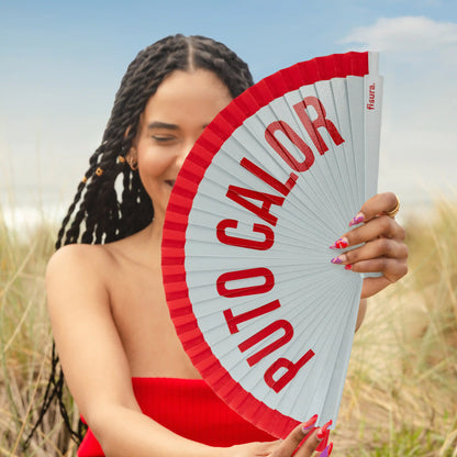 Éventail « Puto calor » Rouge – Fisura – vue 5