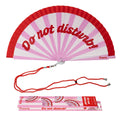 Éventail Imprimé « Do not disturb »