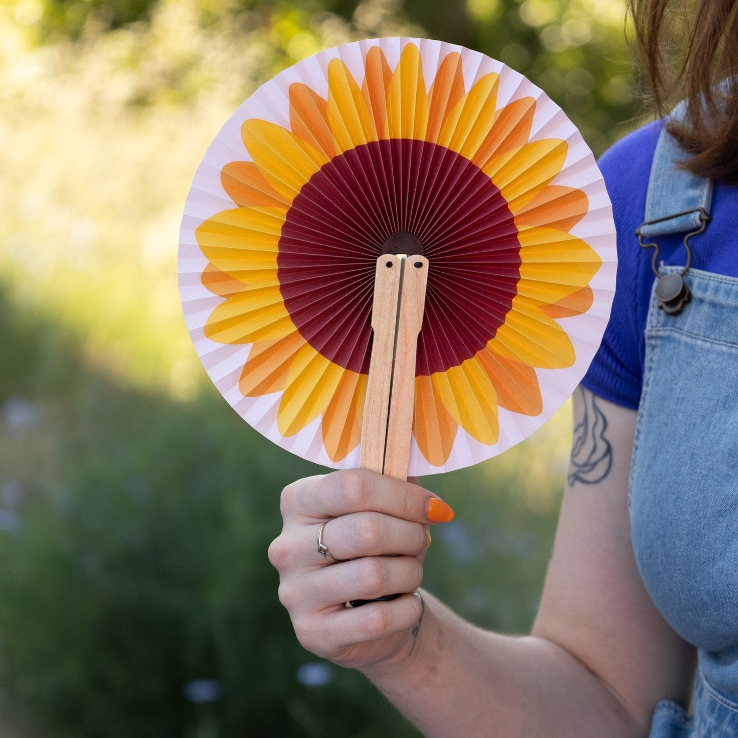 Éventail Pai Pai Tournesol – Fisura – vue 2