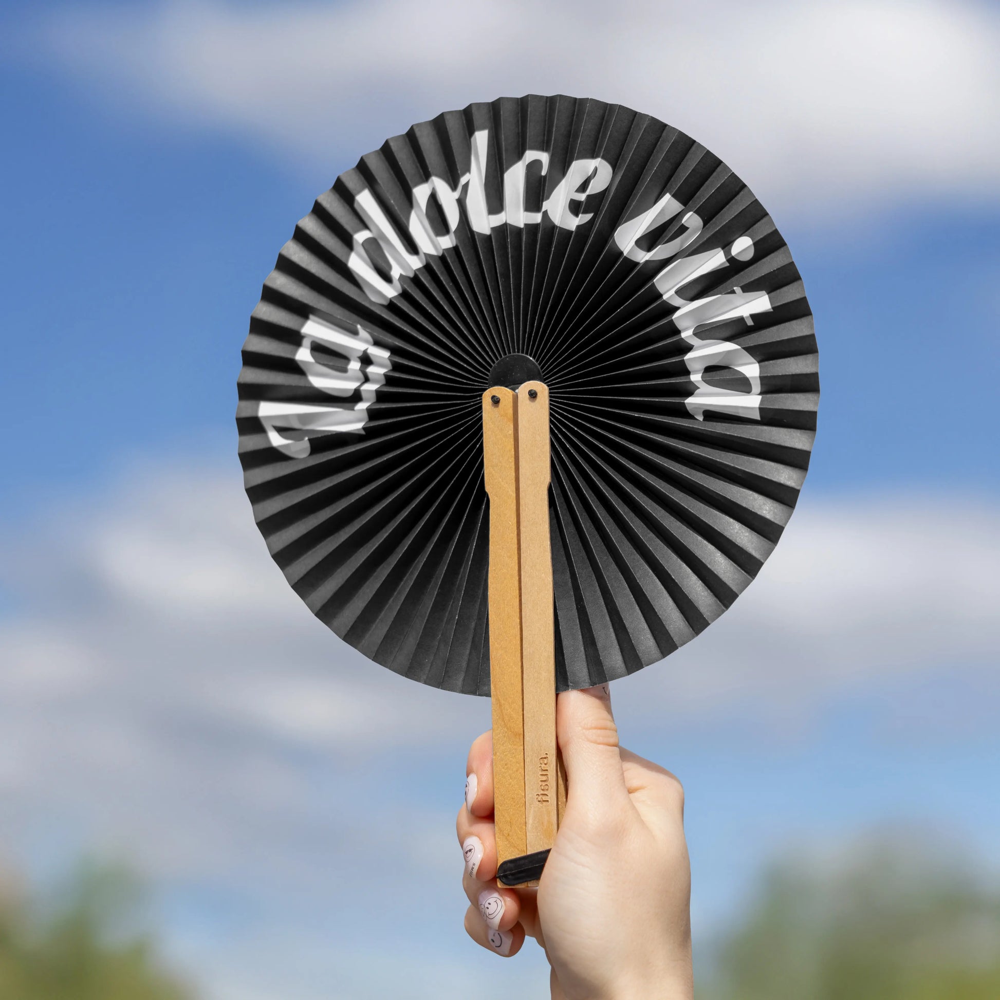 Éventail Pai Pai « Dolce vita » – Fisura – vue 5
