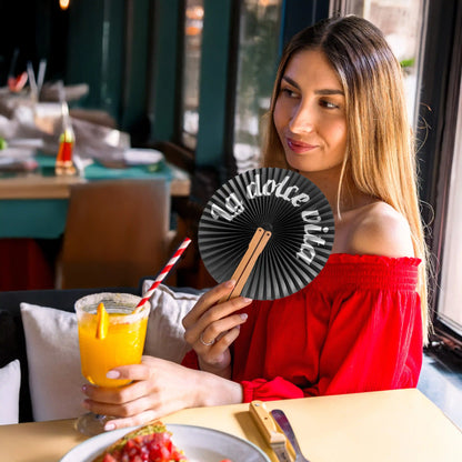 Éventail Pai Pai « Dolce vita » – Fisura – vue 3