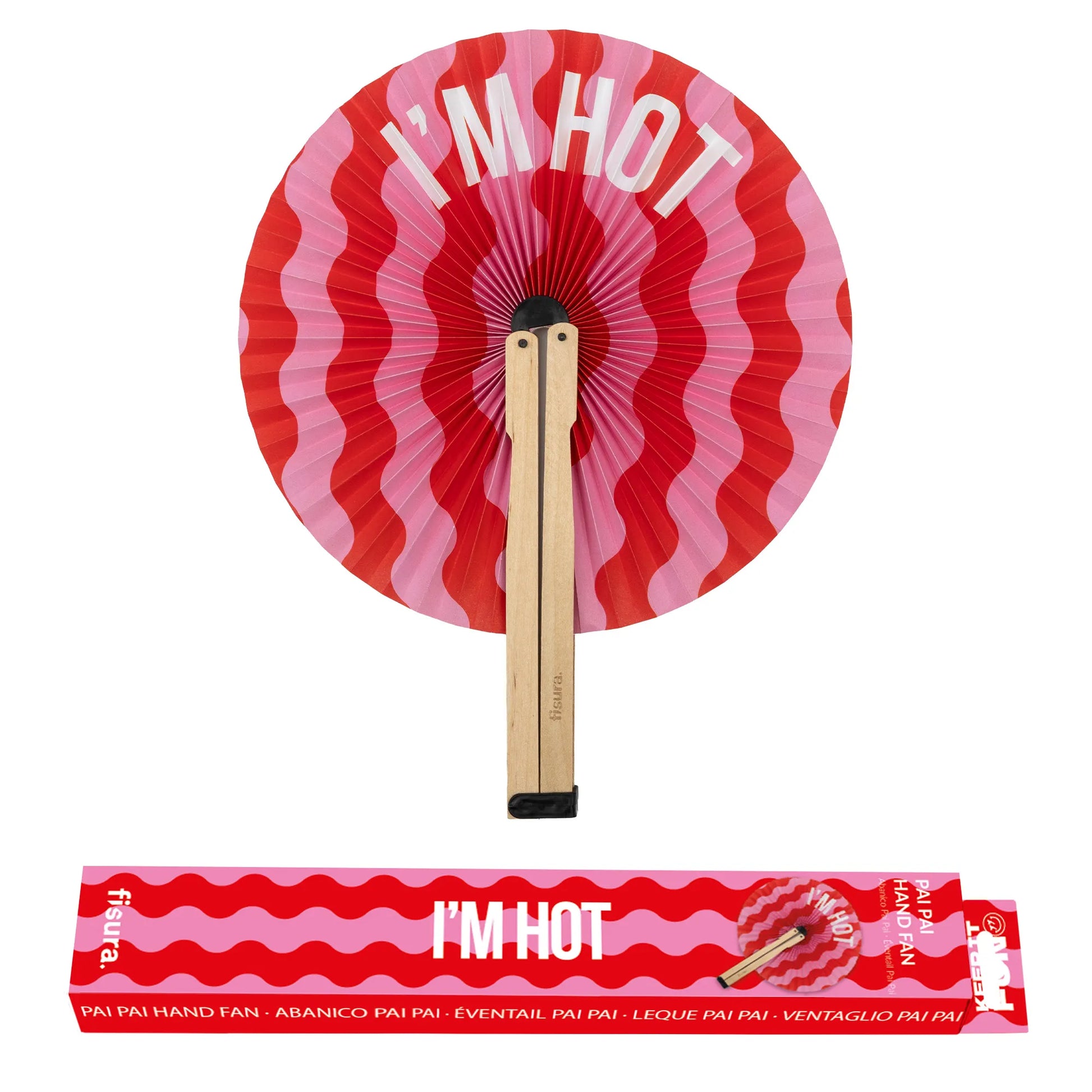 Éventail Pai Pai « I’m hot » – Fisura