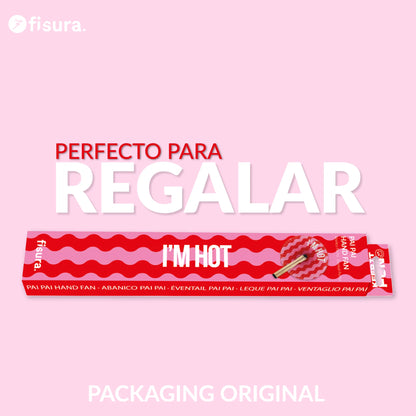 Éventail Pai Pai « I’m hot » – Fisura – vue 6