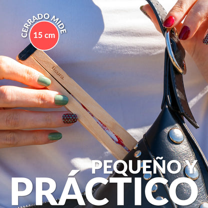 Éventail Pai Pai Imprimé Sardines – Fisura – vue 2