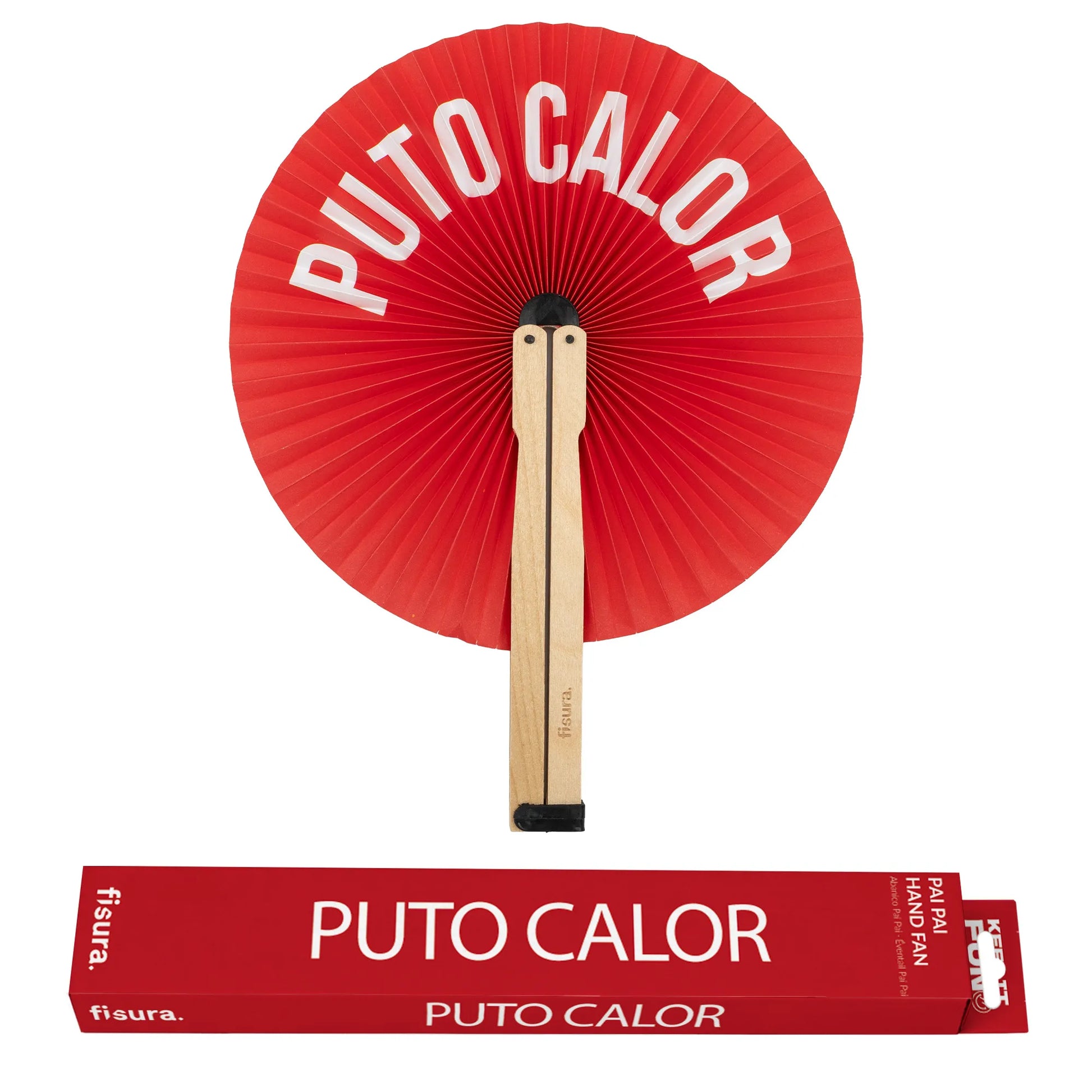 Éventail Pai Pai « Puto calor » – Fisura