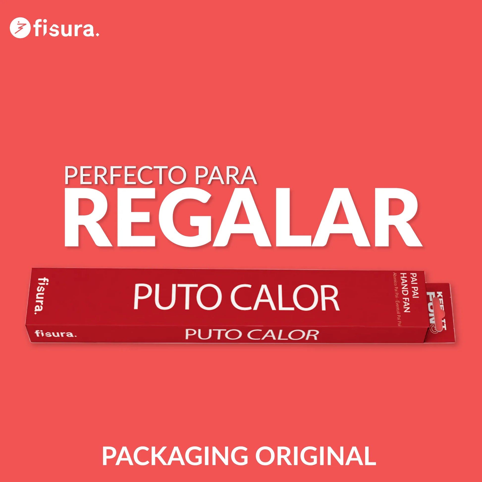 Éventail Pai Pai « Puto calor » – Fisura – vue 6