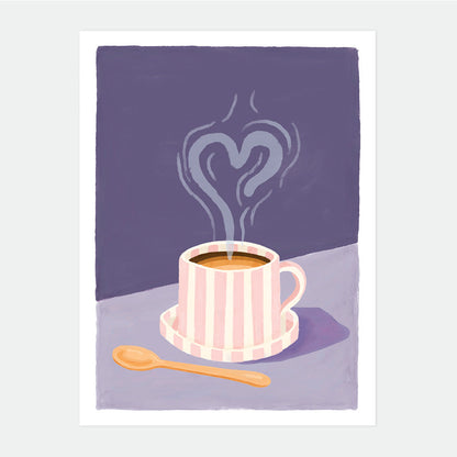 Love Coffee - Poster
