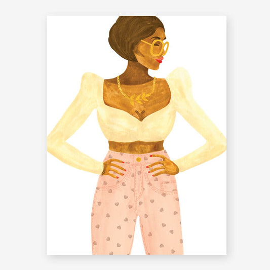 Printed denim - Poster