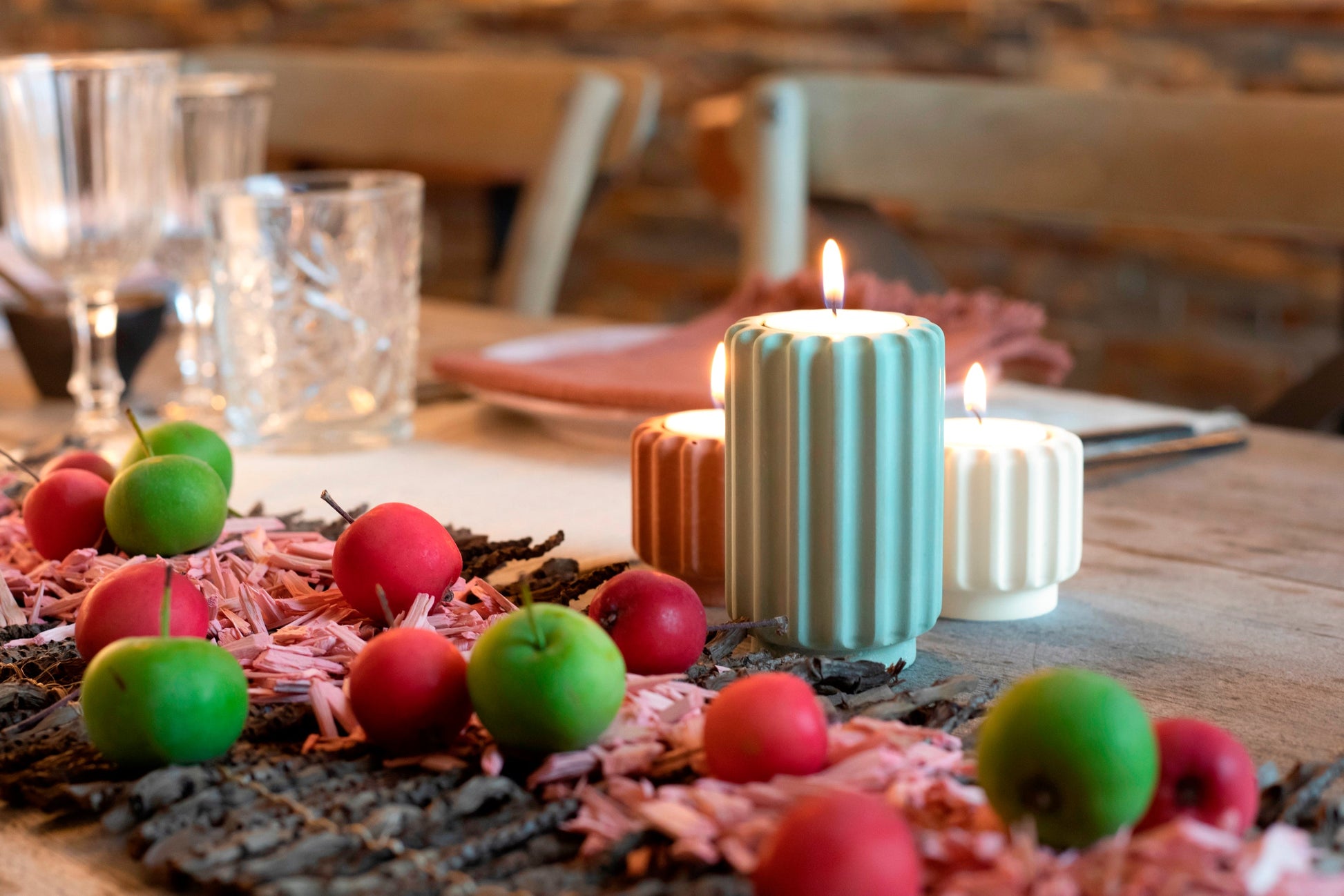 Bougeoir Dentelles M Atelier Pierre - OFCK.fr