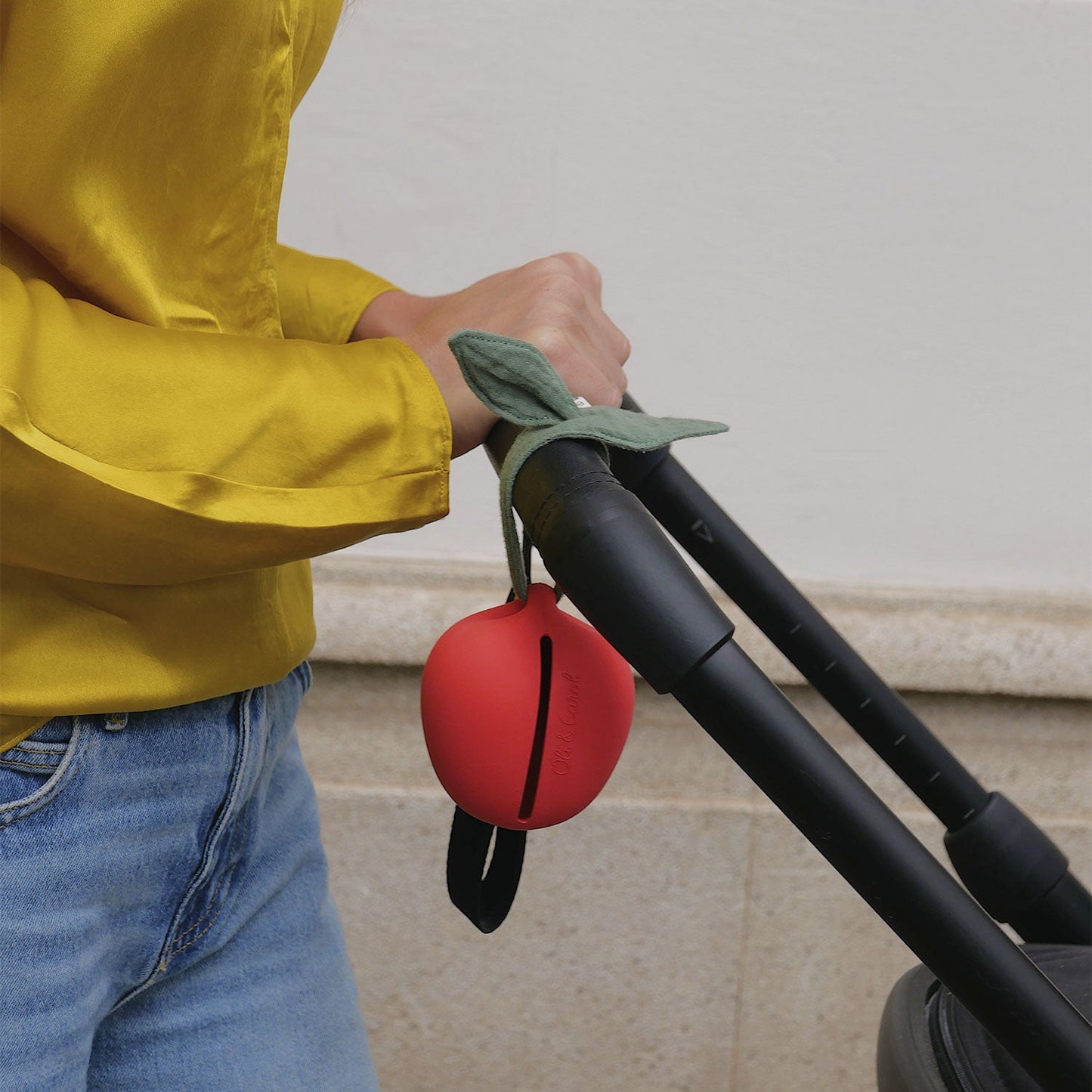 Pepa the Apple Pacifier Holder