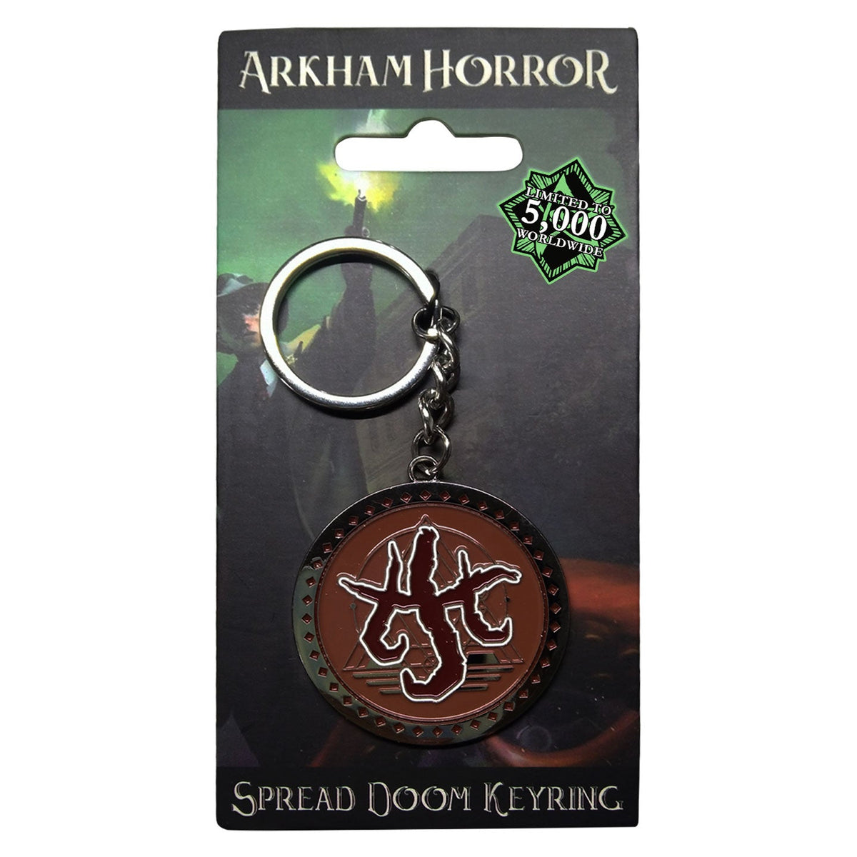 Arkham Horror Collectible - Spread Doom Keychain