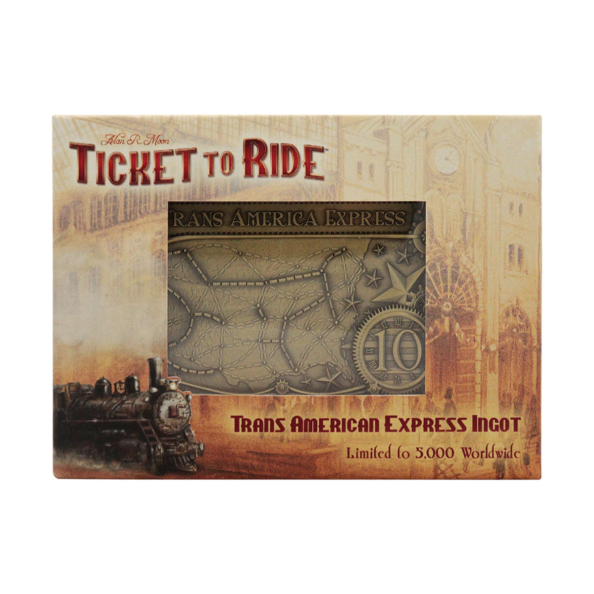 Collector's Ingot Ticket to Ride - Trans America Express