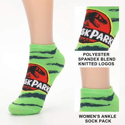 Chaussettes femme Jurassic Park - lot de 5 paires