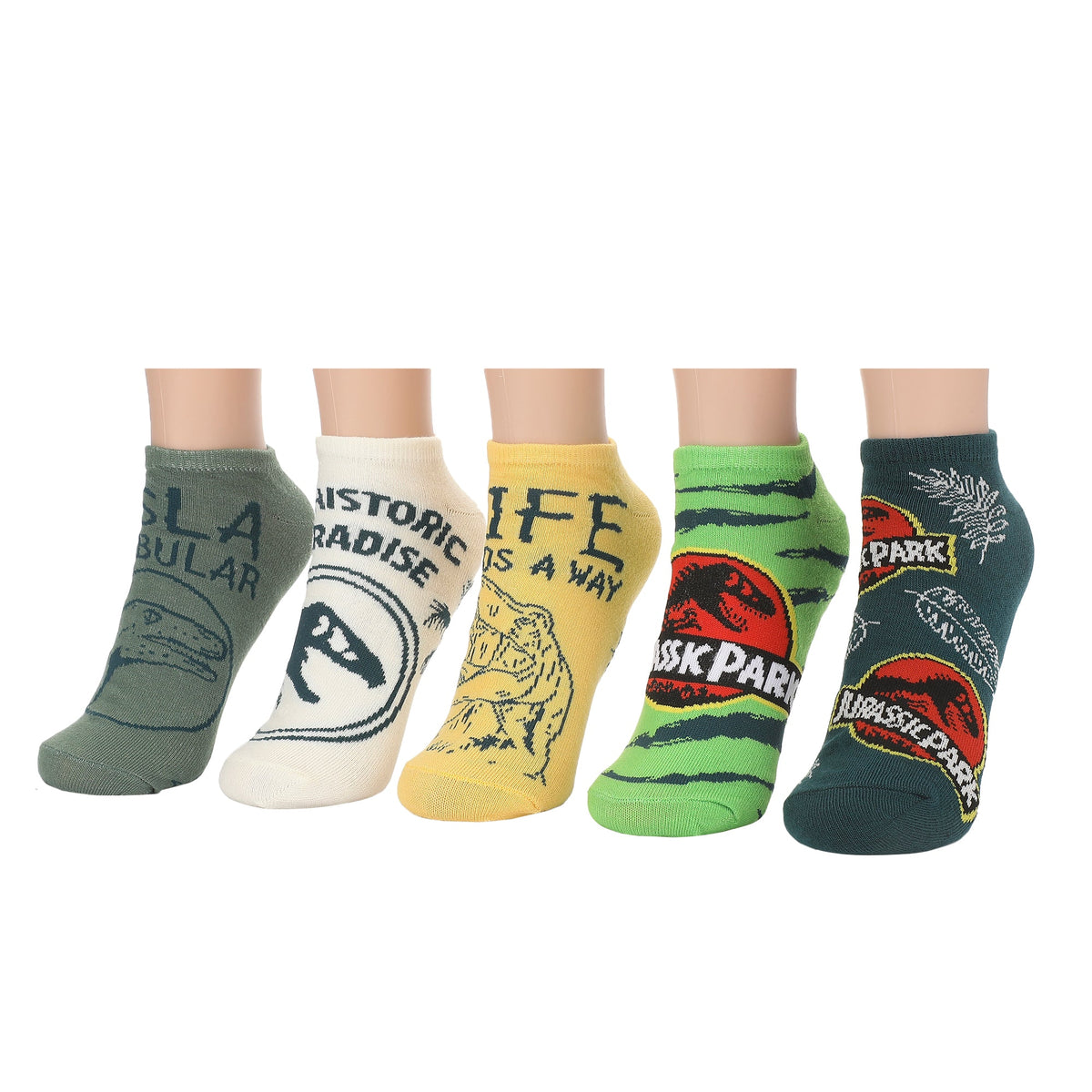 Chaussettes femme Jurassic Park - lot de 5 paires