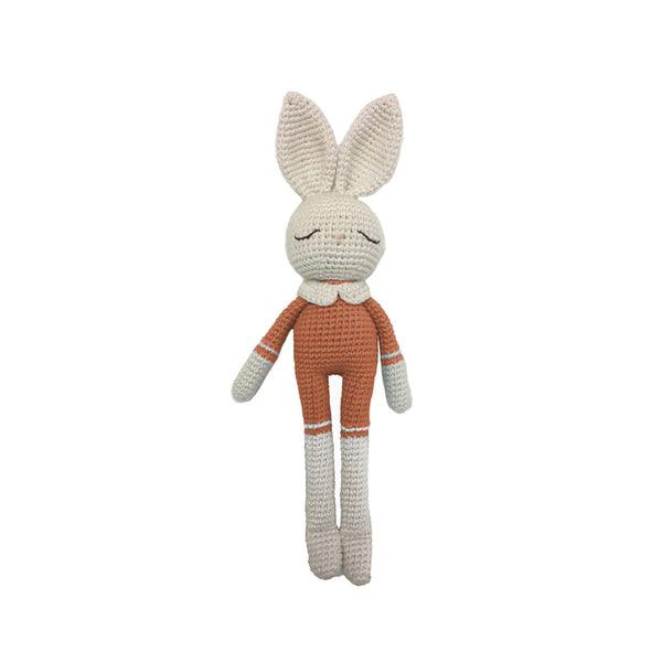 Terracotta rabbit comforter