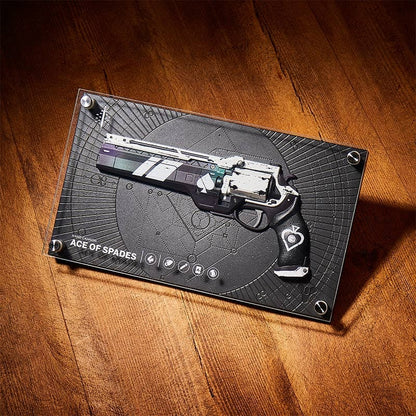 Destiny Exotic Armory Collection "Ace of Spades" Replica Plate