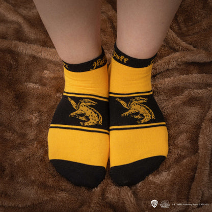 Set of 3 Pairs of Hufflepuff Ankle Socks