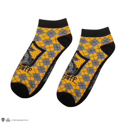 Set of 3 Pairs of Hufflepuff Ankle Socks