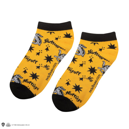 Set of 3 Pairs of Hufflepuff Ankle Socks