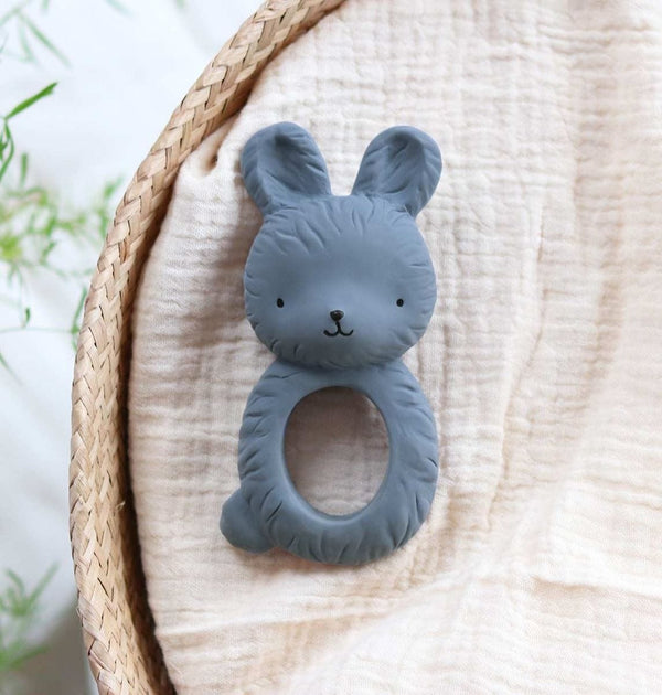 Blue rabbit dentition ring