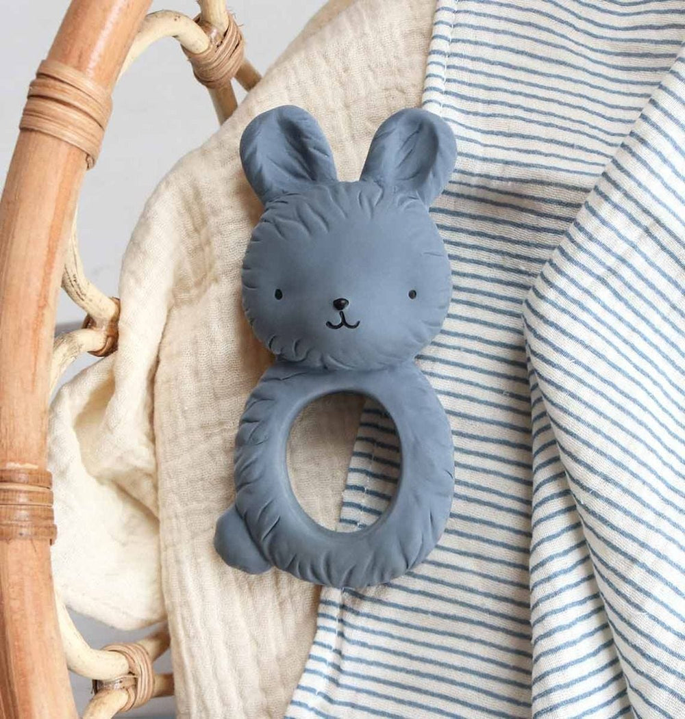 Lapin Bleu Teething Ring