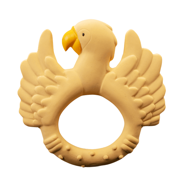 Yellow parrot dentition ring