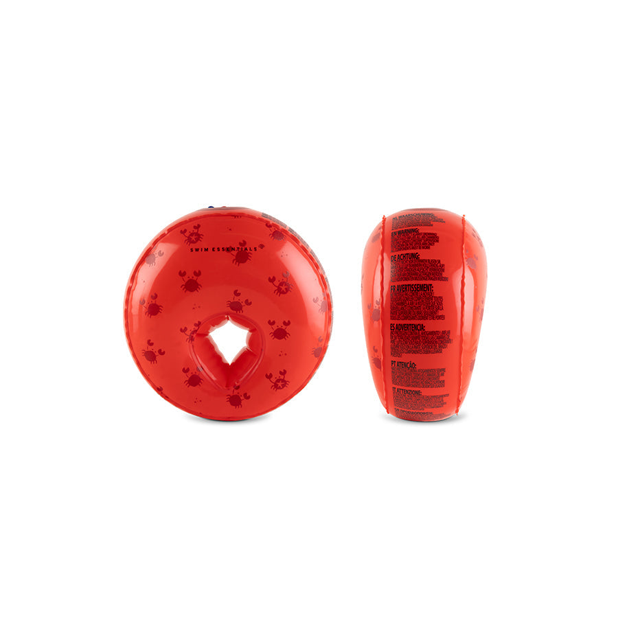 Foam Armbands - Red - Crabby - 1-6 Years