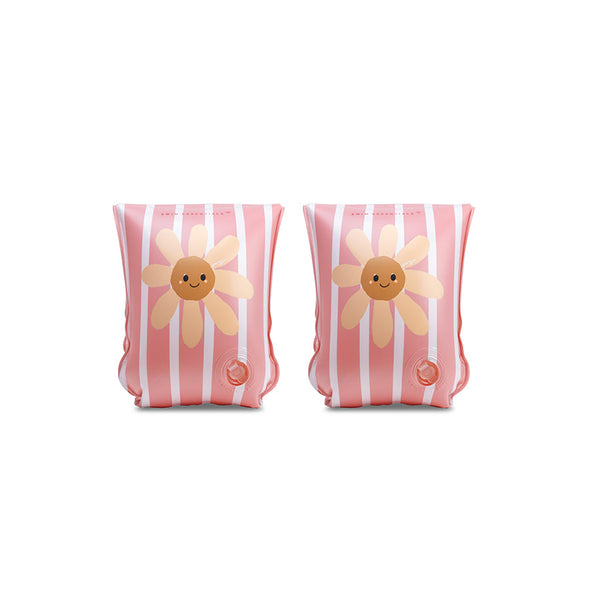 Brassards - Rose - Fleurs de marguerite