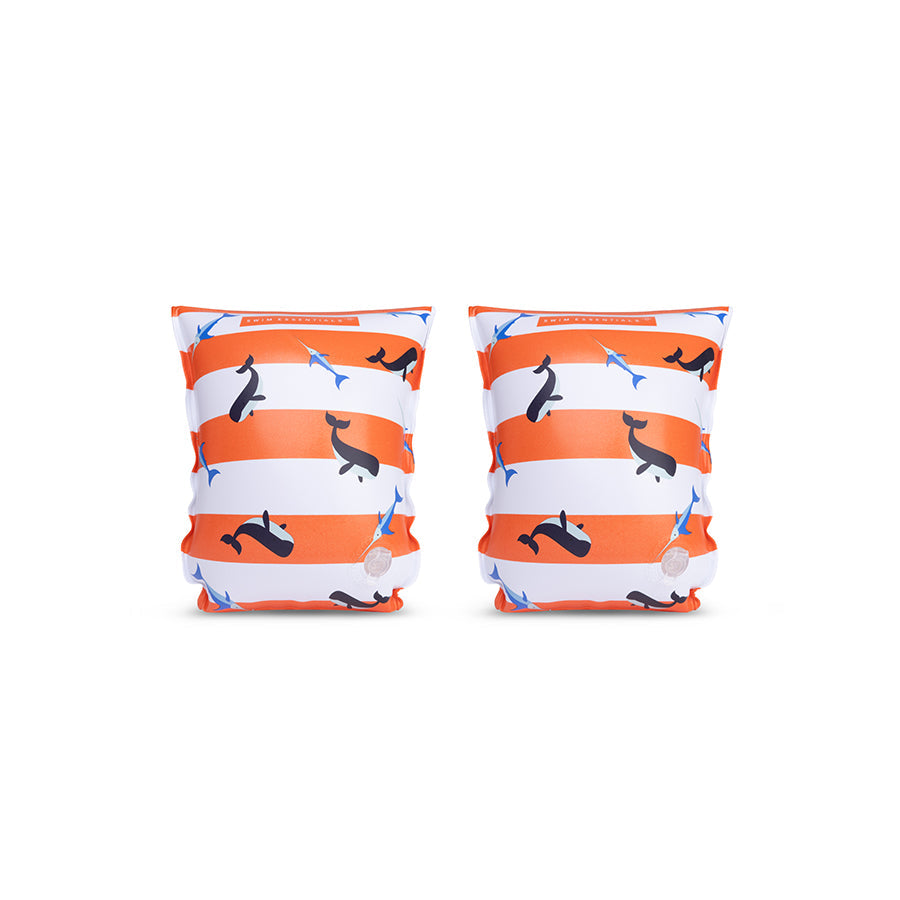 Arm Bands - Red/White - Ocean Stripes