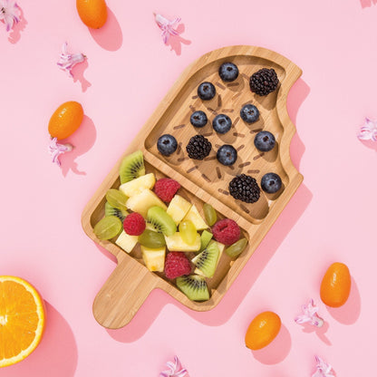 Assiette Bambou Yummy Pop Donkey | Boutique d'objets cadeaux designs onlyforcoolkids.com