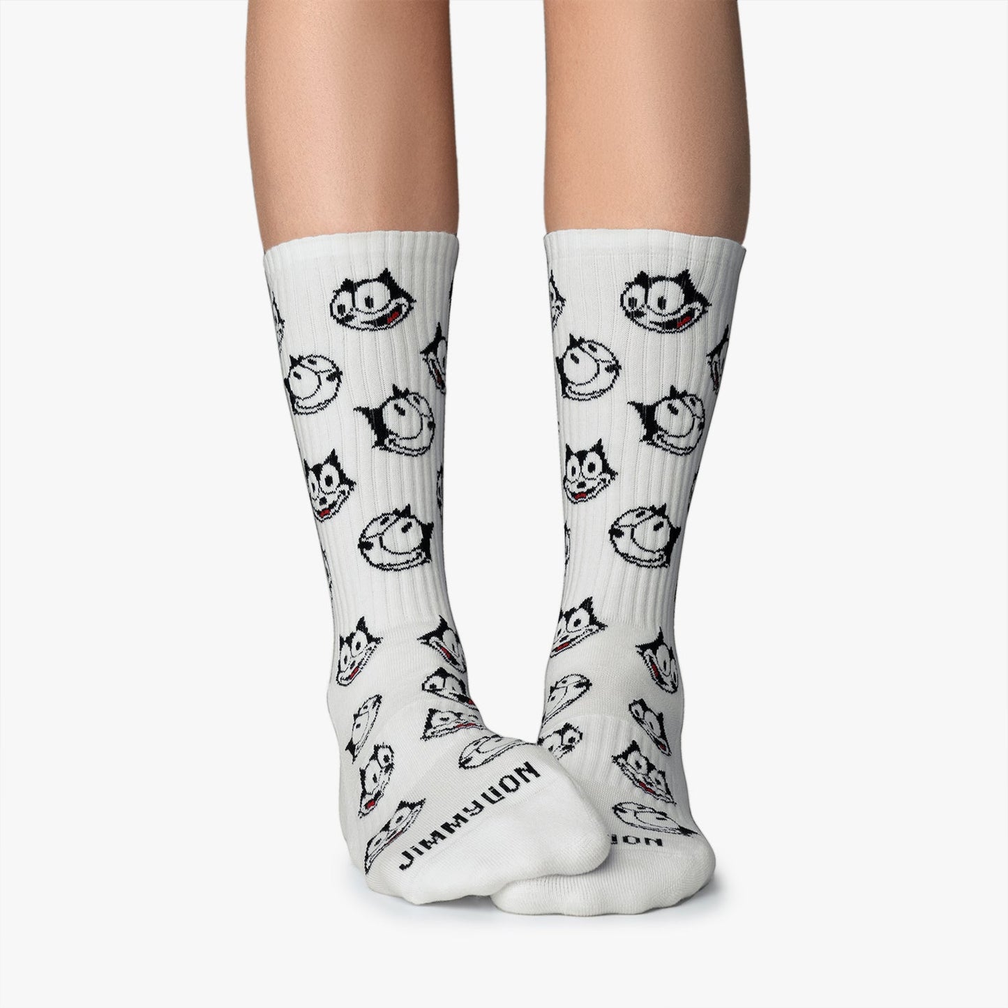 Felix the Cat Sports Socks - White