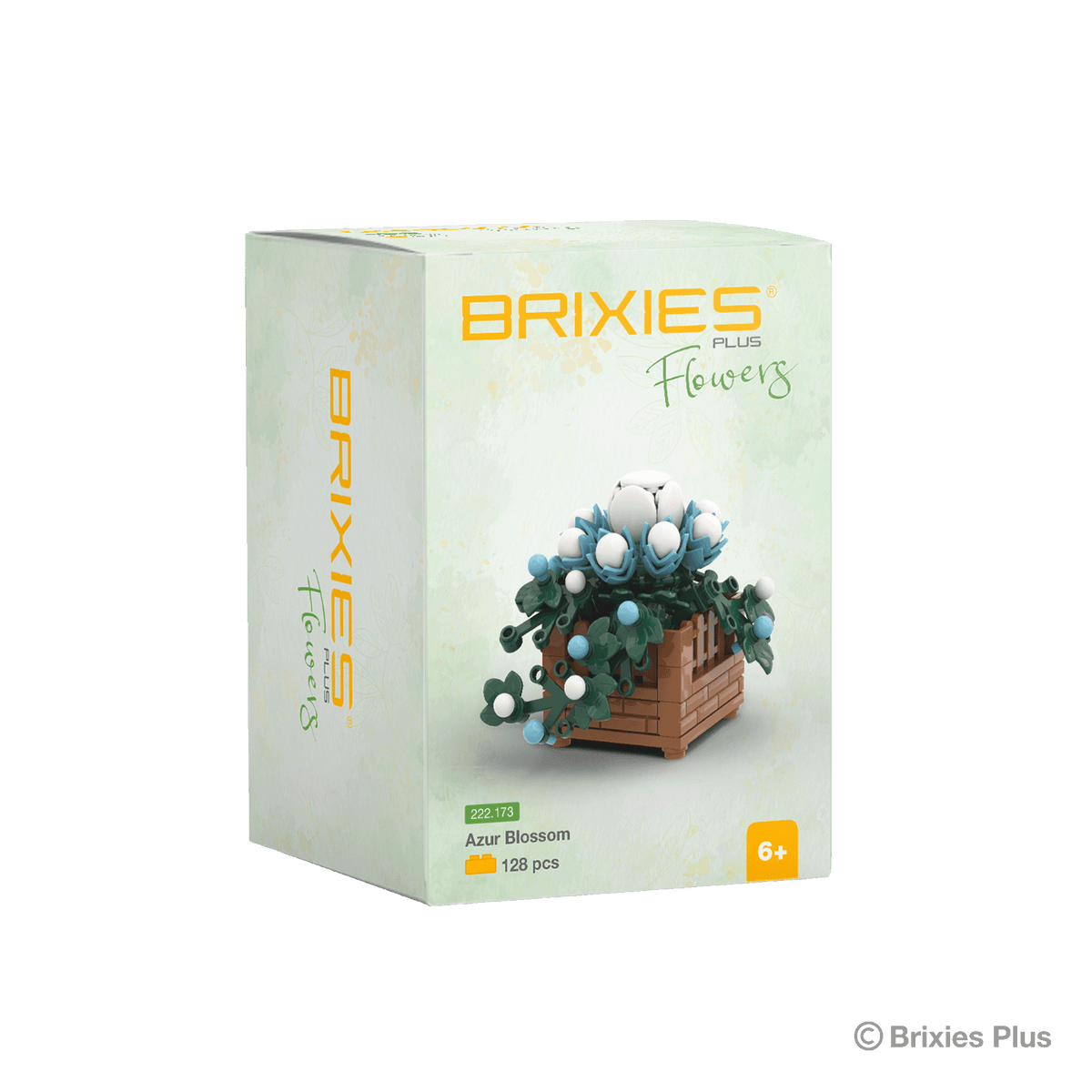 BRIXIES Plus Mini Flower "Azure Blossom"