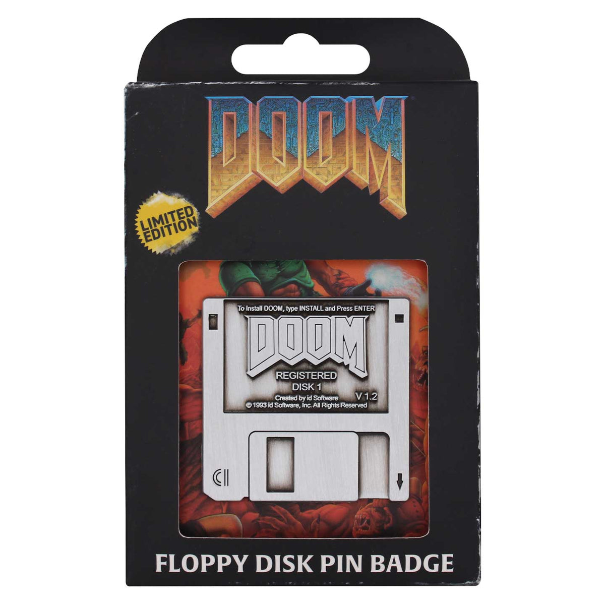 DOOM Pin - Floppy Disk