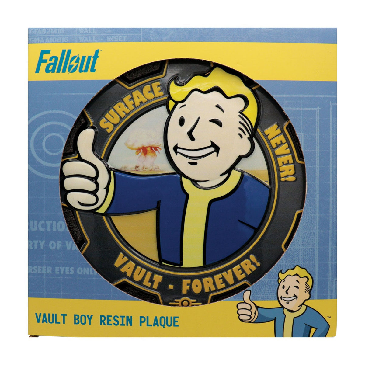 Fallout Resin Plaque - Vault Boy