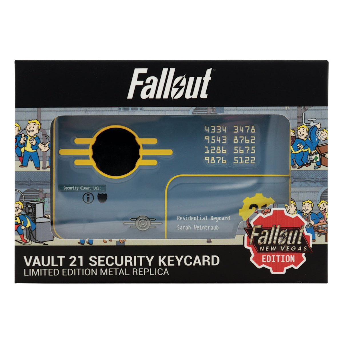 Fallout New Vegas Access Card Replica - Vault 21 Security