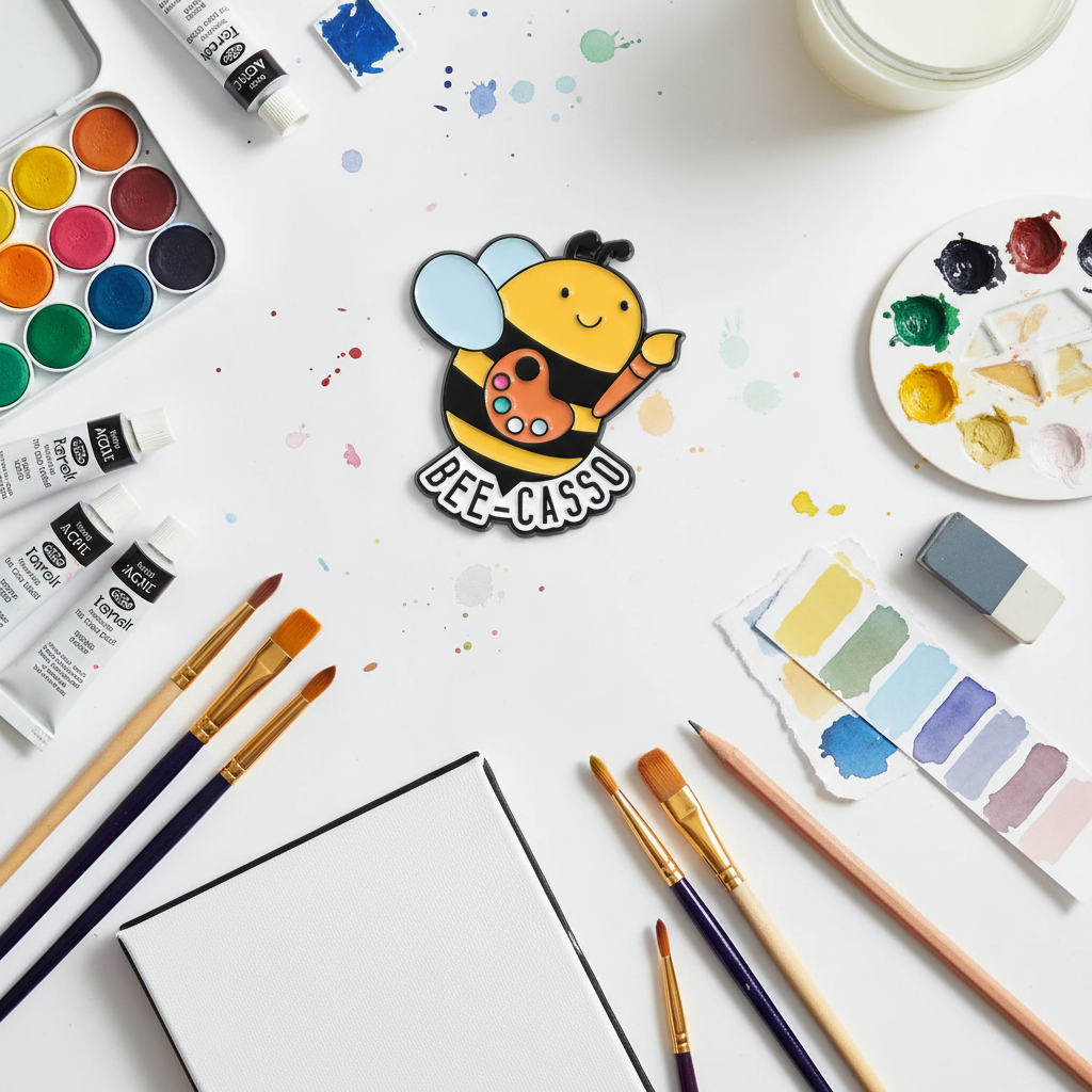 Bee-casso Bee Pin