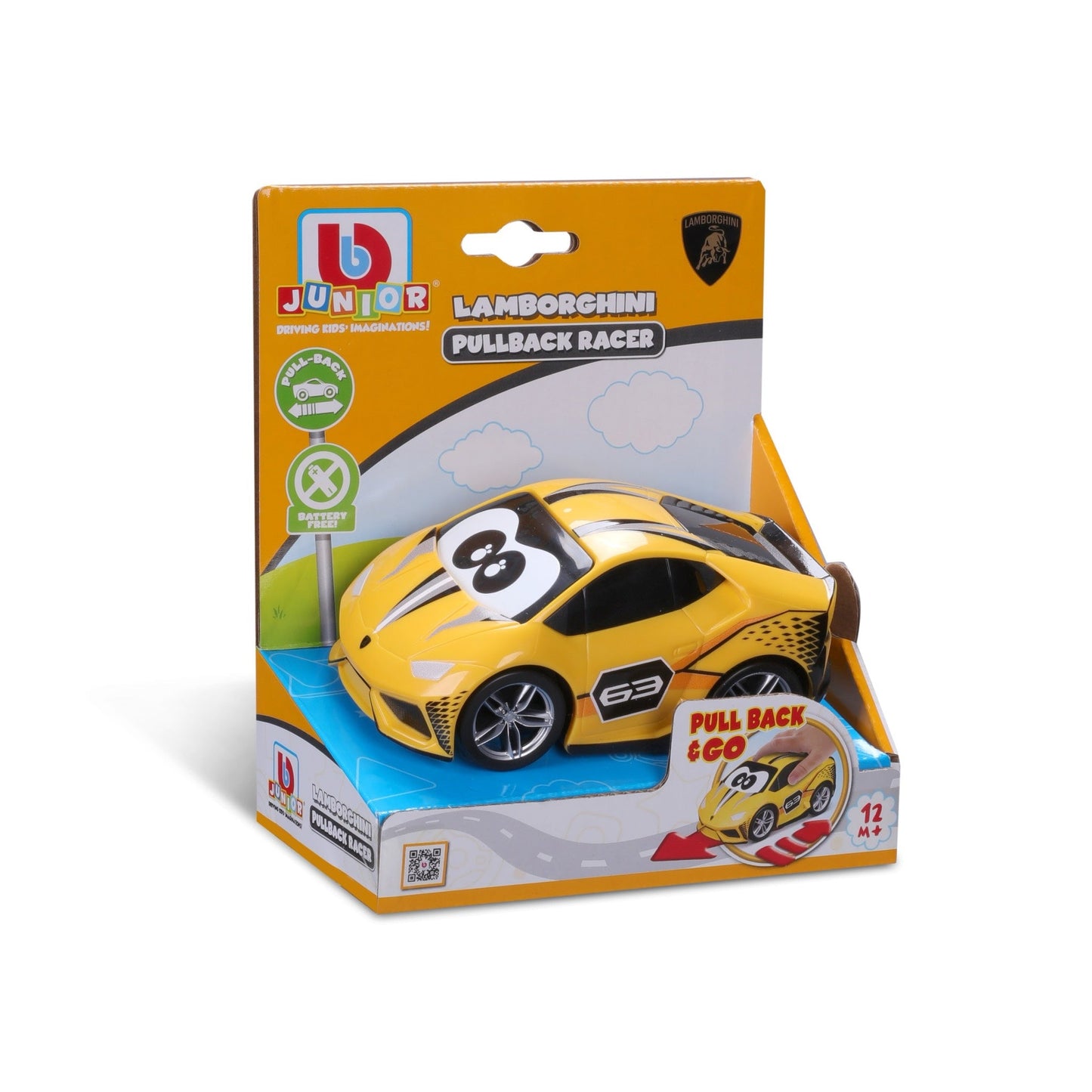 BB JUNIOR PULLBACK RACER LAMBORGHINI HURACAN COUPÉ