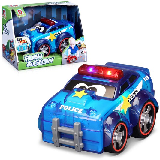 BB JUNIOR Push and Glow Police Car