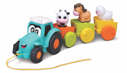 BB JUNIOR PULL-ALONG FARM TRACTOR