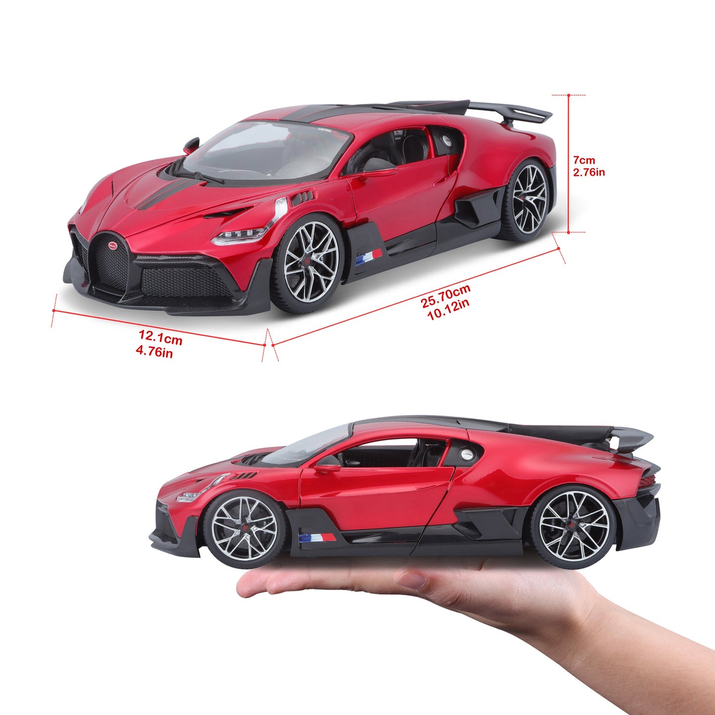 1:18 BUGATTI DIVO - ROUGE