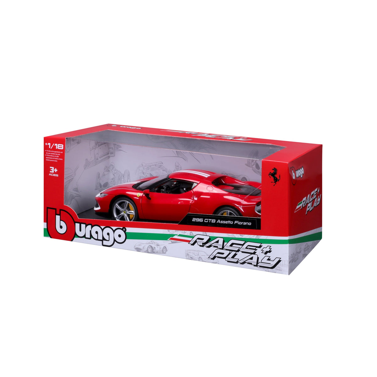 1:18 FERRARI RACE &amp; PLAY R&P 296 GTB